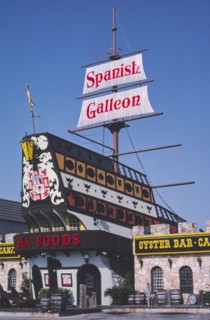 1980s America -   Spanish Galleon Restaurant, San Antonio, Texas 1982