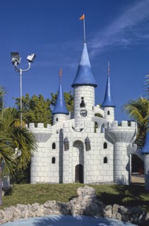 1980s America -  Magic Carpet mini golf, Key West, Florida 1985
