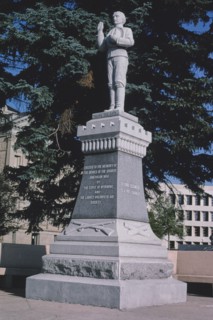2000s United States -  Monument Spanish American War on State Capitol grounds, Cheyenne, Wyoming 2004