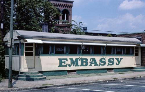 1970s America -   Embassy Diner, Chicopee, Massachusetts 1978