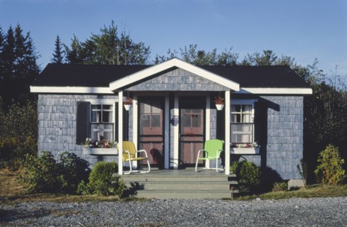 1980s United States -   Corkum's Motor Court, Trenton, Maine 1984