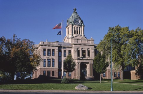 1980s United States -  Martin County Courthouse, Fairmont, Minnesota 1988