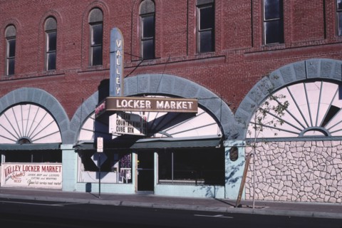 1980s America -  Valley Locker Market, Ellensburg, Washington 1987