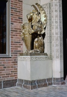 1980s United States -  Brenton National Bank by Louis Sullivan, Fourth Avenue, Grinnell, Iowa 1988