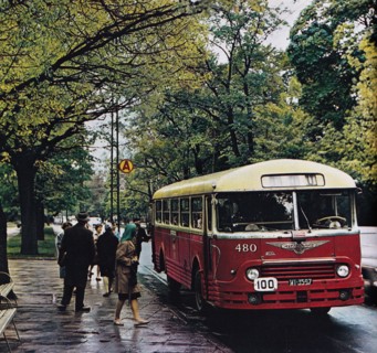 A Chausson bus in Warsaw ca. 1960s