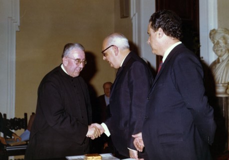 Ceremony in honor of Dante Sala (Rome, Italy - May 3, 1971)