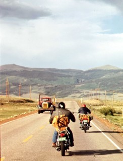 Vacationers on motorcycles, 05 1972