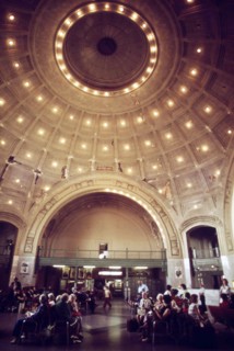 Interior of the Tacoma, Washington train depot, July 1974
