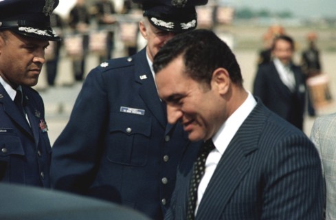 Vice President Hosni Mubarak of Egypt