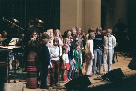 The Lennon Sisters and their children