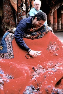 Rugmaker at work