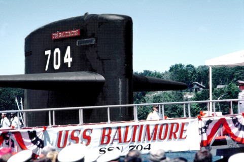Nuclear-powered attack submarine USS BALTIMORE