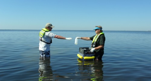 USGS Water-Quality Sampling at St. Marks National Wildlife Refuge ca. 2010