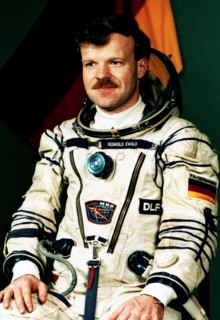 Portrait of Mir 23 Crew Member Reinhold Ewald