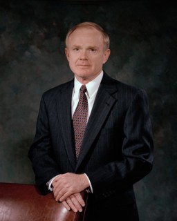 Official portrait of Roy Bridges, Jr., Director of Kennedy Space Center ca. 1997