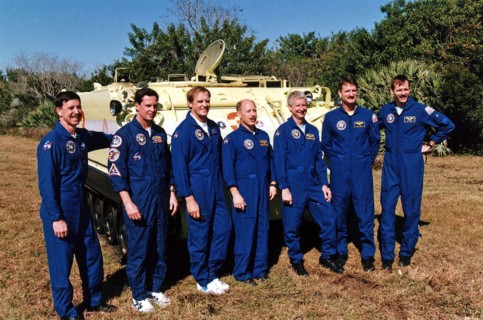 STS-82 Terminal Countdown Demonstration Test (TCDT), crew photo ca. 1997