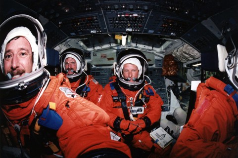 STS-82 crew members