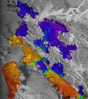 Hayward Fault, California Interferogram