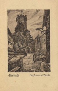 Bergfried und Dirnitz à Eisenach