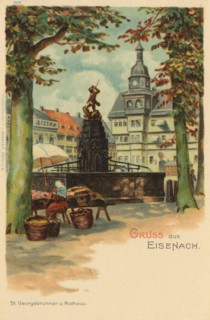 Fontaine Saint-Georges à Eisenach