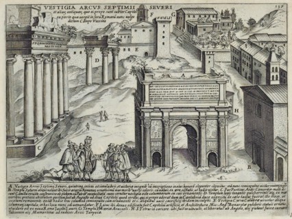 Remains of the Arch of Septimius Severus