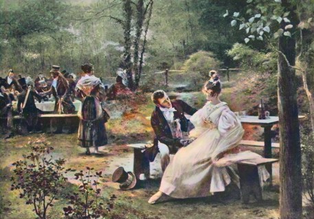 Young couple on wedding day