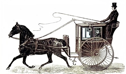 Imperial Brougham Hansom carriage
