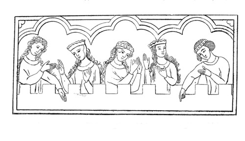 Female headshot of the Middle Ages