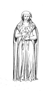 noble french lady in the year 1350