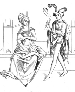 german costume aus dem 15. century