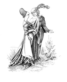 german - dutch costume at the end of the 15. centurys