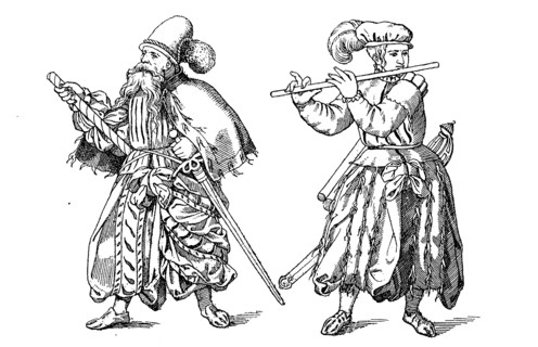 Landsknechte in Pluderhosen