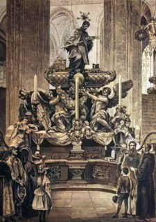 Das Grabmal des St. Johann von Nepomuk in Prag