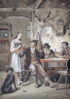 a rival visiting the daughter of the familiy