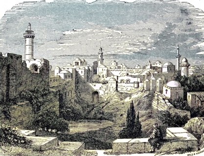 Pool of Bethesda is a pool of water in the Muslim Quarter of Jerusalem