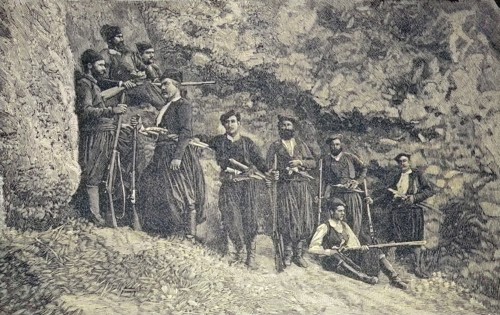 Insurgents in Crete in the 19th century against Ottoman suzerainty