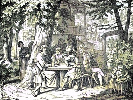 Pilgrim's return from Palestine