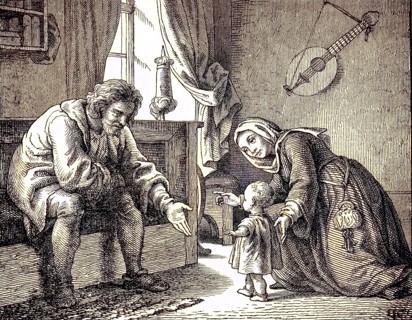 the first steps of the child