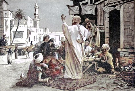 fairytale teller in the orient