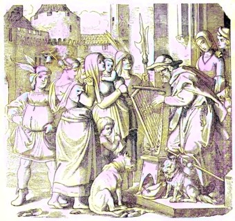 traveling singer in the middle ages