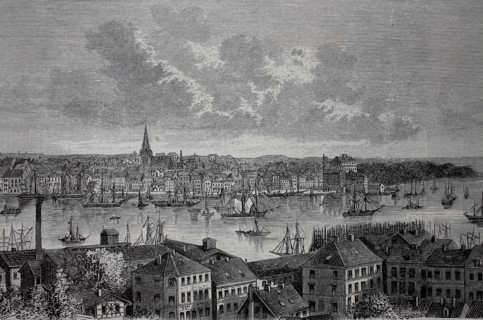 The city of Kiel in Germany
