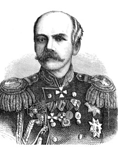 Konstantin Petrovich von Kaufman (* 19 Februaryjul./ 3 March 1818greg.; † 4 Mayjul./ 16 May 1882greg.) was a general of the Russian Army  /  Konstantin Petrowitsch von Kaufman (* 19. Februarjul./ 3. M...
