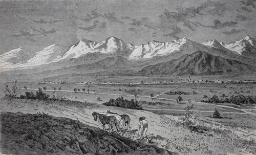 The High Tatras seen from the Spiš Plain