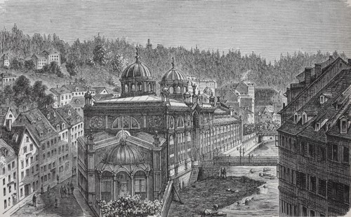 The sparkling water colony in Karlovy Vary