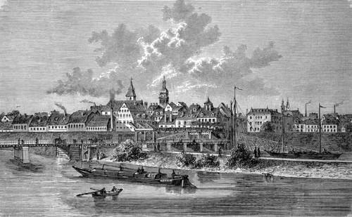 Oder bridge and castle of Glogau