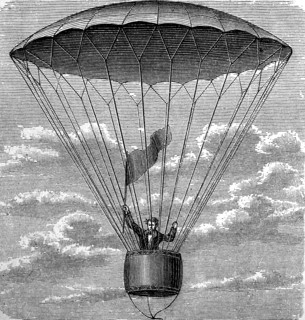 Parachute in 1880