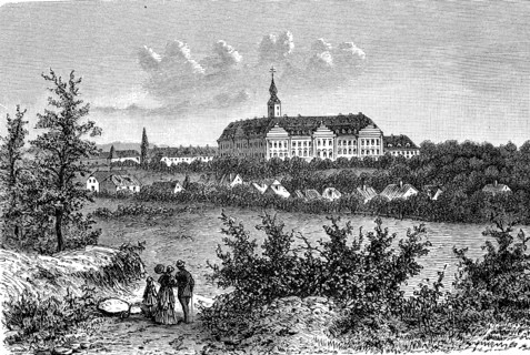 Hubertusburg Castle in Wermsdorf