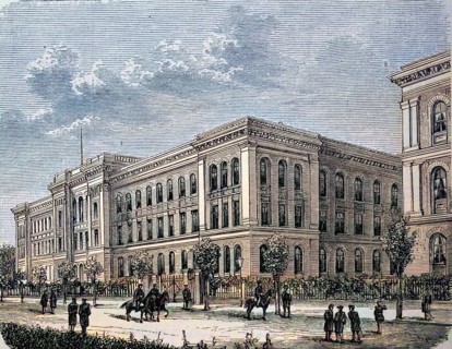 Artillery school and engineering school in Charlottenburg