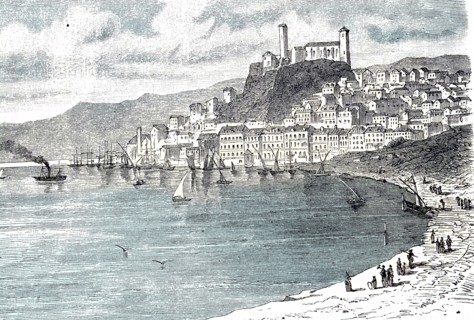 View of the city of Cannes in the south of France