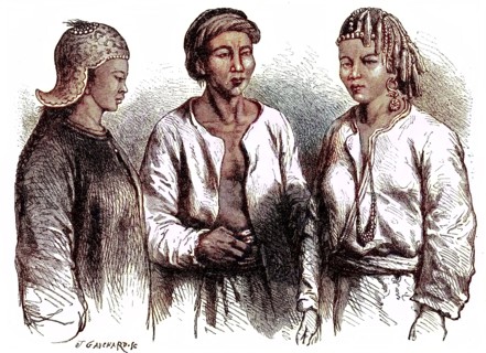 People from South China in typical clothing